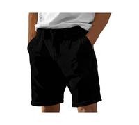 Velours Côtelé Short Homme Baggy Confortable Bermuda avec Poches Taille Elastique Léger Jogging Pantacourt Vintage Pantalons Jogging Running Sport Bermuda Vacances Loisirs Quotidien