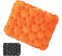 Velours Coussin De Voyage Gonflable,Imperméable Coussins De Siège Pour Camping Exterieur Avion Voyages Stade Voiture Kayak Concert Plage Pelouse Chaise De Bureau,Ultraléger & Pliable.[C63]