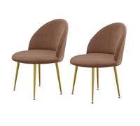 Velours De Salle À Manger Couvre Housse De De Chaise Scandinave Housse De Chaise Arc De Coquille 4/6 Pieces De Chaise Extensible sans Accoudoirs pour Mariage Hôtel, Restaurant ( Color : A1 , Size : 2P