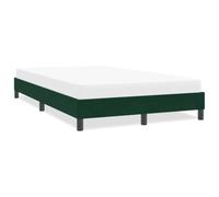 Velours Doux sommier à Lattes Chambre Moderne 120x220 cm Vert | Cadre de lit velours vert foncé 120x220 cm sans matelas avec sommier à lattes, literie confortable et pieds robustes pour