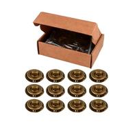 VELOX Broche tourniquet, Vieux doré, 33x21mm
