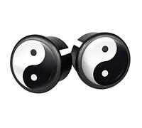 VELOX Embouts de Guidon Yin & Yang (La Paire)