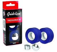 Guidoline velox coton tressorex 85 bleu avec embouts guidon (pr) blister