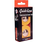Guidoline Velox Tressostar 90 Jaune x2 + 2 bouchons coton