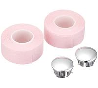 Guidoline velox coton superieur tressostar 90 rose pastel avec embouts guidon (pr) blister