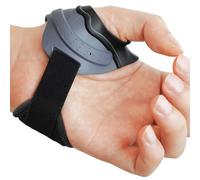 Velpeau CMC Orthèse de pouce pour l'arthrose, soulagement des douleurs articulaires CMC, douce et confortable, stabilise l'articulation CMC sans limiter la fonction de la main (gris, main gauche, M)