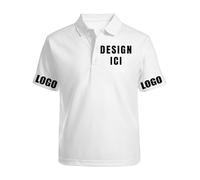 velquessa Personnalisée Polo avec Votre Propre Logo/Photo/Texte Golf Polo Manches Courtes pour Homme et Femme Cadeaux Personnalisable Vêtements De Bricolage Chemise De Travail