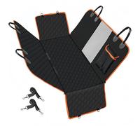 Velquioxyn Housse de siège pour Chien pour Mini 2Doors/Cooper/Cooper S/Cooper SE, Housse Voiture Chien Imperméable et Antidérapante Pliable Siège Arrière Protection(Orange)
