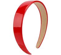 VELSCRUN Serre-tête fin en cuir synthétique pour femmes et filles - 3,3 cm - Pour Halloween - Solide - Simple - Vacances - Cosplay - Accessoires de cheveux pour mères et sœurs