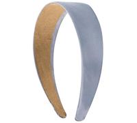 VELSCRUN Serre-tête gris pour femmes et filles de 4,1 cm, en satin soyeux pour Halloween, vacances, bandeau fin, solide, simple, cosplay, accessoires de cheveux pour mères et sœurs