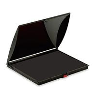 Veltec Tampon encreur en caoutchouc de feutre de qualité supérieure - Grand format - 12,7 x 17,8 cm - Durable et léger - Noir