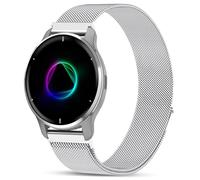 VELULYX Bracelet métal compatible Garmin Venu 2 Plus, 20mm pour Garmin Venu Sq/Sq Music/Venu Sq 2/Sq 2 Music/Vivoactive 3/5/Vivomove HR/Forerunner 55 245 645