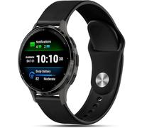VELULYX Bracelet silicone compatible avec Garmin Venu 4 41mm/Garmin Vivoactive 4S/Venu 2S/Venu 3S/Vivomove 3S, 18mm Bracelet sport pour Fossil Ladies Gen 6/5E/4/Withings Steel HR 36mm