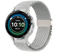VELULYX Bracelet tressé en nylon compatible avec Garmin Venu 2S/Venu 3S/Vivomove 3S/Vivoactive 4S, 18MM Bracelet élastique pour Fossil Gen 6/5E/3/4/Withings Steel HR 36mm/ScanWatch 2 38mm
