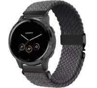 VELULYX Bracelet tressé nylon compatible avec Garmin Venu 4 41mm/Venu 2S/3S/Vivomove 3S/Vivoactive 4S, 18MM Bracelet élastique pour Fossil Gen 6/5E/3/4/Steel HR 36mm/ScanWatch 2 38mm