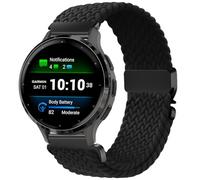 VELULYX Bracelet tressé nylon compatible avec Garmin Venu 4 41mm/Venu 2S/3S/Vivomove 3S/Vivoactive 4S, 18MM Bracelet élastique pour Fossil Gen 6/5E/3/4/Steel HR 36mm/ScanWatch 2 38mm