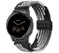 VELULYX Bracelet tressé nylon compatible Garmin Venu 4 41mm/Venu 2S/3S/Vivomove 3S/Vivoactive 4S, 18MM élastique à boucle magnétique Fossil Ladies Gen 6/5E/4/3