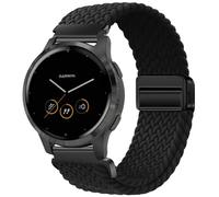 VELULYX Bracelet tressé nylon compatible Garmin Venu 4 41mm/Venu 2S/3S/Vivomove 3S/Vivoactive 4S, 18MM élastique à boucle magnétique Fossil Ladies Gen 6/5E/4/3
