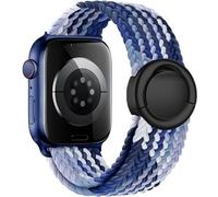 VELULYX Bracelet tressé Solo Loop Compatible avec le bracelet Apple Watch 38mm 40mm 41mm 42mm 44mm 45mm 46mm 49mm, Strap Stretchy Round buckle pour iWatch Series 10 9 8 7 6 5 4 3 Ultra 2 1 SE