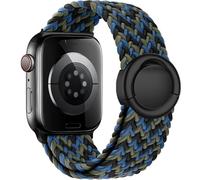 VELULYX Bracelet tressé Solo Loop Compatible avec le bracelet Apple Watch 38mm 40mm 41mm 42mm 44mm 45mm 46mm 49mm, Strap Stretchy Round buckle pour iWatch Series 10 9 8 7 6 5 4 3 Ultra 2 1 SE