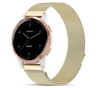VELULYX Métal Bracelet compatible Garmin Venu 2S/Venu 3S/Vivomove 3S/Vivoactive 4S, 18mm bracelet acier inoxydable pour Fossil Ladies Gen 6/5E/4/Gen 3