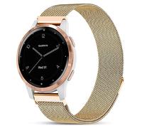 VELULYX Métal Bracelet compatible Garmin Venu 2S/Venu 3S/Vivomove 3S/Vivoactive 4S, 18mm bracelet acier inoxydable pour Fossil Ladies Gen 6/5E/4/Gen 3
