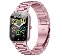 VELULYX métal Bracelet pour Gloryfit Smart Watch P66/P66D/P72/P95, 22mm Bracelet acier inoxydable pour Veryfit IDW19/IDW13/IDW16/IDW18, TUYOM LW36, H1/D1,T50S, Y6, YB54, G39, AGPTE LW11