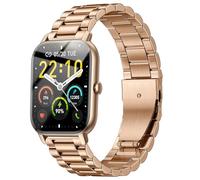 VELULYX métal Bracelet pour Gloryfit Smart Watch P66/P66D/P72/P95, 22mm Bracelet acier inoxydable pour Veryfit IDW19/IDW13/IDW16/IDW18, TUYOM LW36, H1/D1,T50S, Y6, YB54, G39, AGPTE LW11