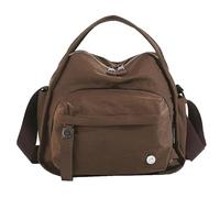 Veluna Shoulder Bag, Women Veluna Crossbody Shoulder Bags, Solid Zipper Handbag, Lightweight Large Capacity (Deep brown)