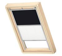 VELUX Original Store Duo Occultant et Tamisant, Cadre Argenté, C04, Noir