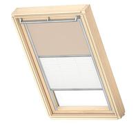 VELUX Original Store Duo Occultant et Tamisant, Cadre Argenté, SK06, Capuccino