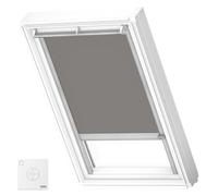 VELUX Original Store Occultant à Énergie Solaire, MK08, Gris, Cadre Argenté