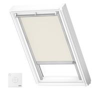 VELUX Original Store Occultant à Énergie Solaire, SK06, Beige Clair, Cadre Argenté