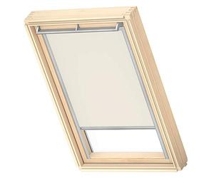 VELUX Original Store Occultant, Cadre Argenté, CK04, Beige Clair