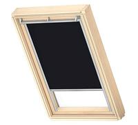 VELUX Original Store Occultant, Cadre Argenté, CK04, Noir