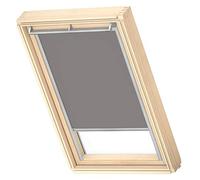VELUX Original Store Occultant, Cadre Argenté, MK08, Gris