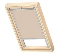 VELUX Original Store Occultant, Cadre Argenté, S06, S36, Capuccino