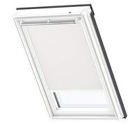 VELUX Original Store Occultant, Cadre Blanc, SK08, Beige Clair