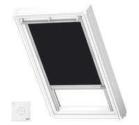 VELUX Store Occultant Solaire, Cadre Argenté, M06, Noir
