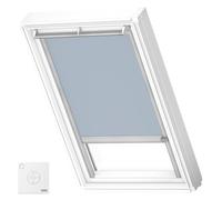 VELUX Store Occultant Solaire, Cadre Argenté, S06, Bleu Claire