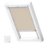 VELUX Store Occultant Solaire, Cadre Argenté, SK06, Capuccino
