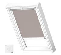 VELUX Store Occultant Solaire, Cadre Blanc, MK04, Taupe Clair