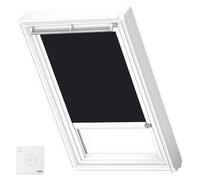 VELUX Store Occultant Solaire, Cadre Blanc, MK06, Noir
