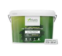 Veluxis Peinture murale blanche de haute qualité pour intérieur - 2,5 litres & classe de pouvoir couvrant 1, sans traces, peu de gouttes & peinture écologique, sans COV
