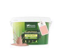 Veluxis® Peinture murale rose pour intérieur - 2,5 litres opacité 1, sans traces, anti-gouttes, écologique et sans COV - (Lucky Litchi)