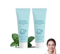 Velverdo Collagum Collagen Whitening toothpaste, Colla Gum Dentifrice au Collagène, Collagene Dentifrices, Collagène Dentifrice Blanchissante Dents, Réparation de L'émail et un Blanchiment (2)