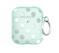Velvet Caviar Compatible avec les coques AirPods 2e et 1ère génération, jolie coque rigide de protection pour femme, pois menthe