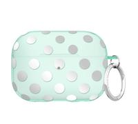 Velvet Caviar Compatible avec les coques AirPods Pro 2e et 1ère génération, jolie coque rigide de protection pour femme, pois menthe