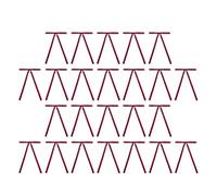 Velvet Christmas Bows - Collection D'arc À Ruban Vintage 24 Pièces, Décoration De Vacances Rustique Ensemble Pour L'artisanat De Saison, Ornements Réutilisables Durables Avec Des Arbres À Tissus Doux