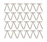 Velvet Christmas Bows - Lot de 24 décorations de Noël vintage, élégantes accents en velours | Grands et petits pour atmosphère, sapin de Noël,